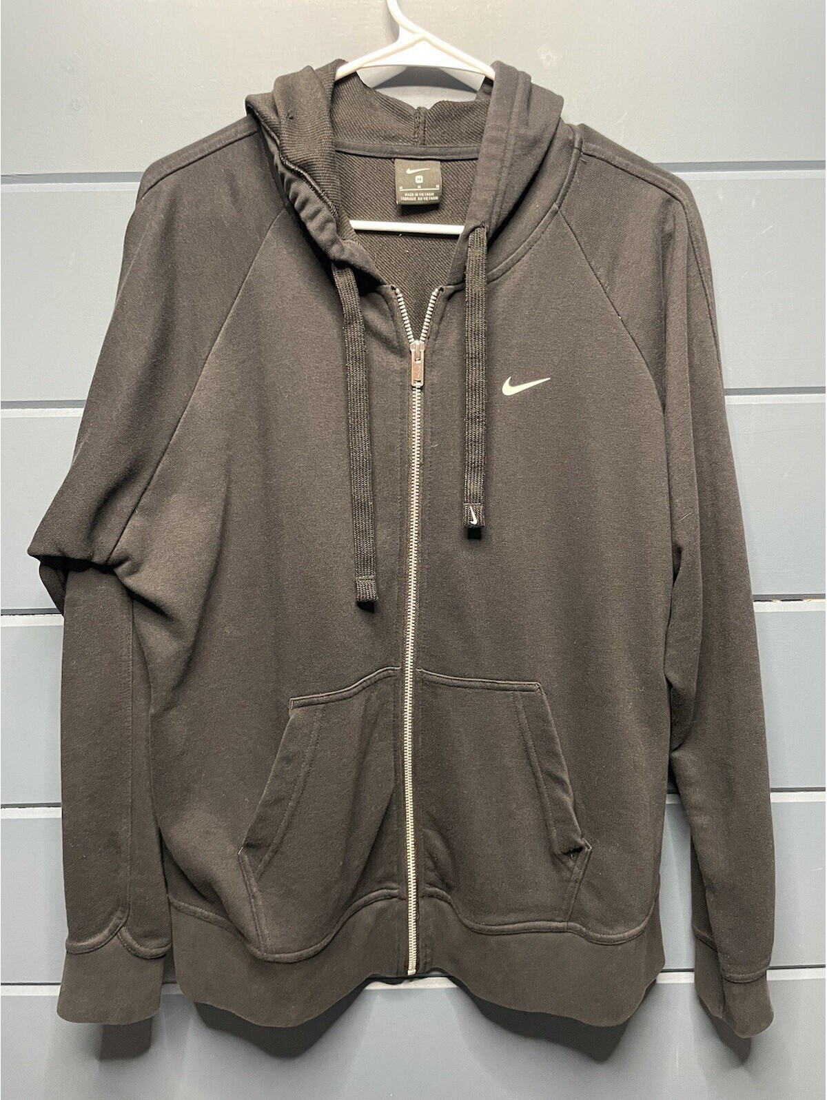 Nike Women’s Tech Fleece Cape Zip-Up Hoodie Size M Sportswear Casual Black